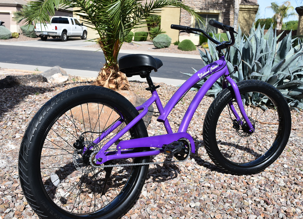 beach cruiser purple