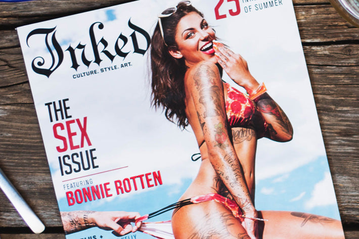 Inked Magazine Bonnie Rotten Pizza Bikini by Pyknic