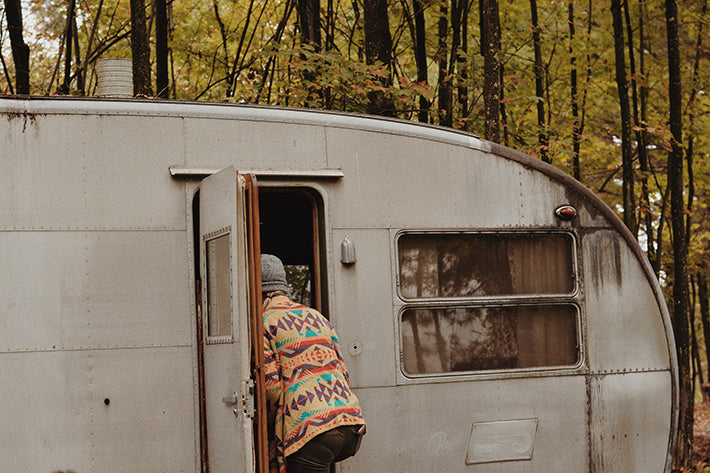 the outlier inn 1950s camping trailer rv - glamping airbnb catskills upstate ny 