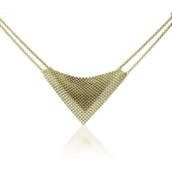 1AR by UnoAerre 18KT GEP Perline Bib Necklace