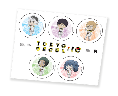 Planche de stickers exclusive offerte pour toute commande sur alltheanime.fr