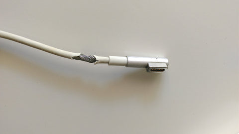 Apple cable repair white Before