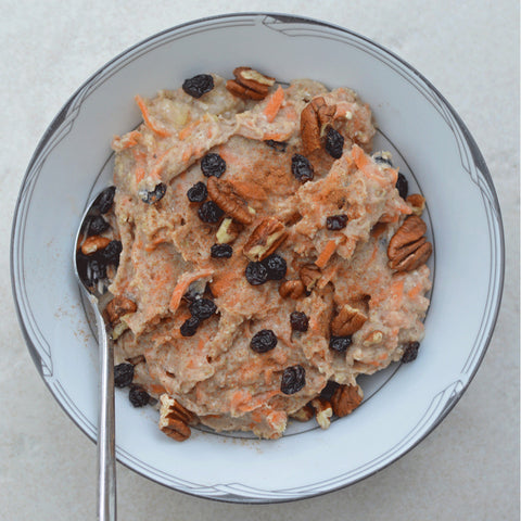 Carrot Cake Protein Oats Recipe | Neat Nutrition. Clean, Simple, No-Nonsense.
