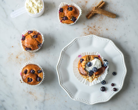 Blueberry Breakfast Muffins Recipe | Neat Nutrition. Clean, Simple, No-Nonsense Protein. 
