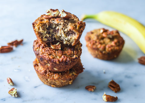 Banana Nut Protein Muffin Recipe | Neat Nutrition. Protein Powder Subscriptions. 