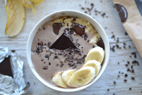 Chocolate and Banana Protein Oats Recipe | Neat Nutrition. Clean, Simple, No-Nonsense.