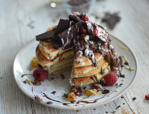 Chocolate Protein Pancake Stack | Neat Nutrition. Clean, Simple, No-Nonsense.