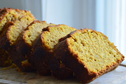 Nutty Pumpkin Protein Loaf Cake Recipe | Neat Nutrition. Protein Powder Subscriptions.