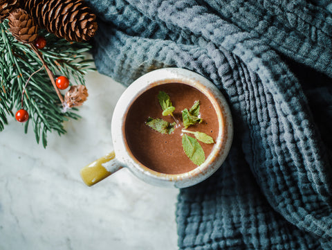 Peppermint Protein Hot Chocolate Recipe | Neat Nutrition. Protein Powder Subscriptions. 