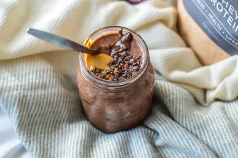 Double Chocolate Overnight Oats Recipe | Neat Nutrition. Clean, Simple, No-Nonsense Protein. 