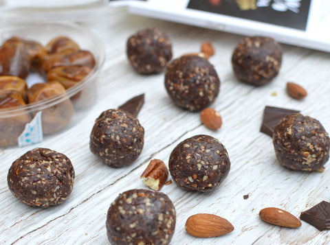 Dark Chocolate and Cherry Protein Balls Recipe | Neat Nutrition. Clean, Simple, No-Nonsense Protein. 
