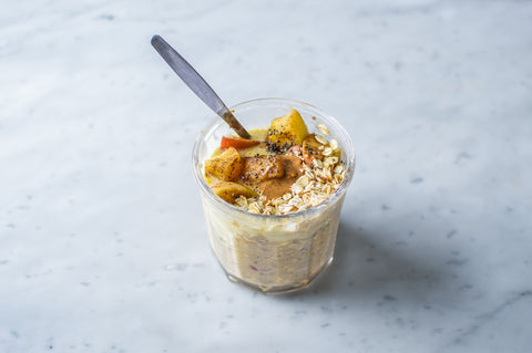 Apple Crumble Protein Overnight Oats Recipe | Neat Nutrition. Protein Powder Subscriptions.