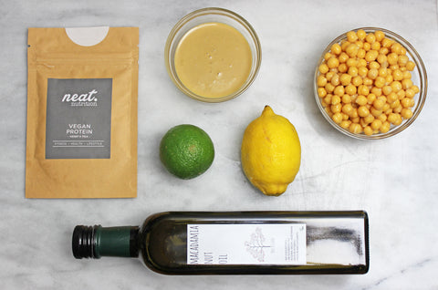 Hummus ingredients | Neat Nutrition. Clean, Simple, No-Nonsense.