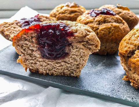 Jam Protein Muffin Recipe | Neat Nutrition. Active Nutrition, Reimagined For You. 