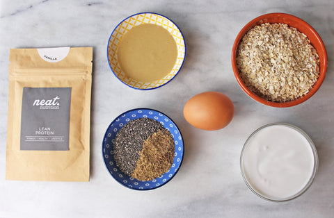 Protein Muffin ingredients | Neat Nutrition. Clean, Simple, No-Nonsense.