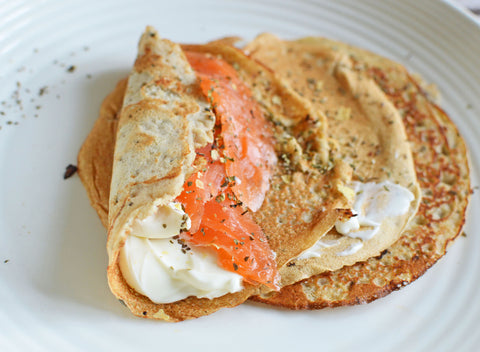 Savoury Buckwheat Protein Crepes Recipe | Neat Nutrition. Clean, Simple, No-Nonsense.