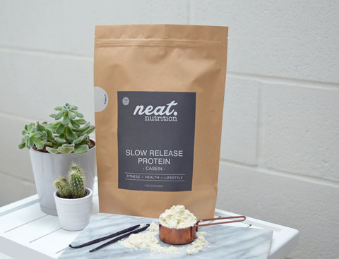 Slow Release Vanilla Protein | Neat Nutrition. Clean, Simple, No-Nonsense.