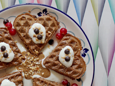 cacao protein waffles | Neat Nutrition. Clean, Simple, No-Nonsense.