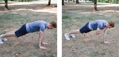 Plank Shoulder Taps Form Guide | Neat Nutrition. Clean, Simple, No-Nonsense Protein.