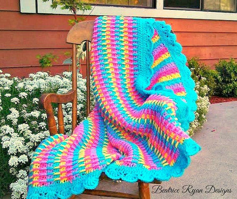 Free Pattern: Rainbow Baby Blanket
