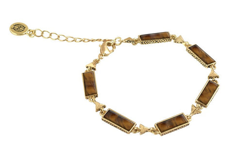 Silk & Steel - Chained Up Bracelet - Gold