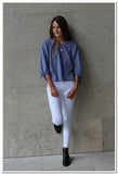 Ava Top - Chambray