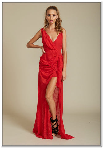 Take Me To Cannes Maxi Dress - Red - Stunning!!