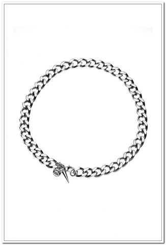 Silk & Steel - In The Detail Bracelet - Rose Quartz/Gold