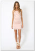 Testino Silky Mini Dress - Blush - FashionLife
 - 3