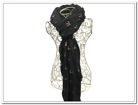 Fashion Scarf - Blue Paisley