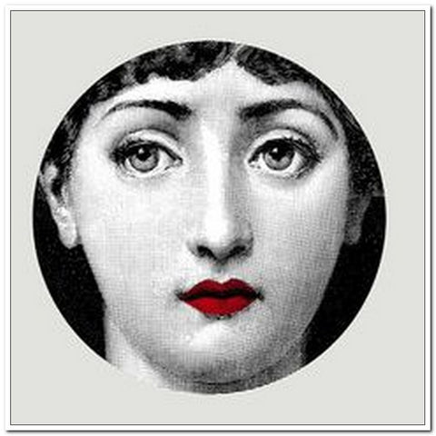 Piero Fornasetti Inspired Illustrated Plate - Table or Wall - FashionLife
