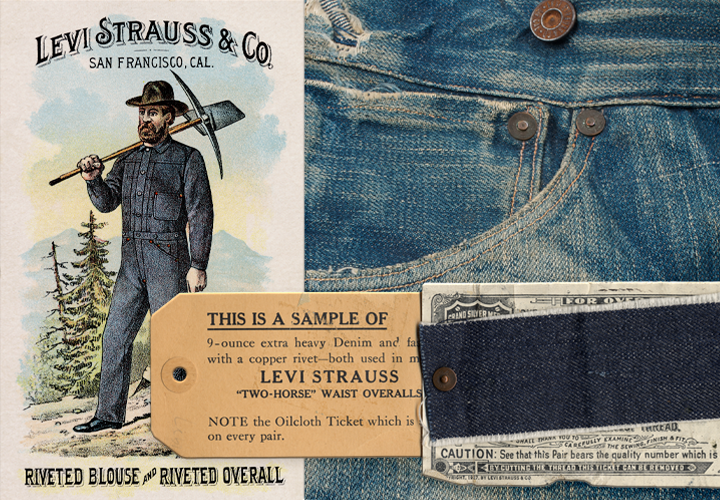 Levi's Strauss & Co. poster and Levi's denim jeans - Levi's Hong Kong