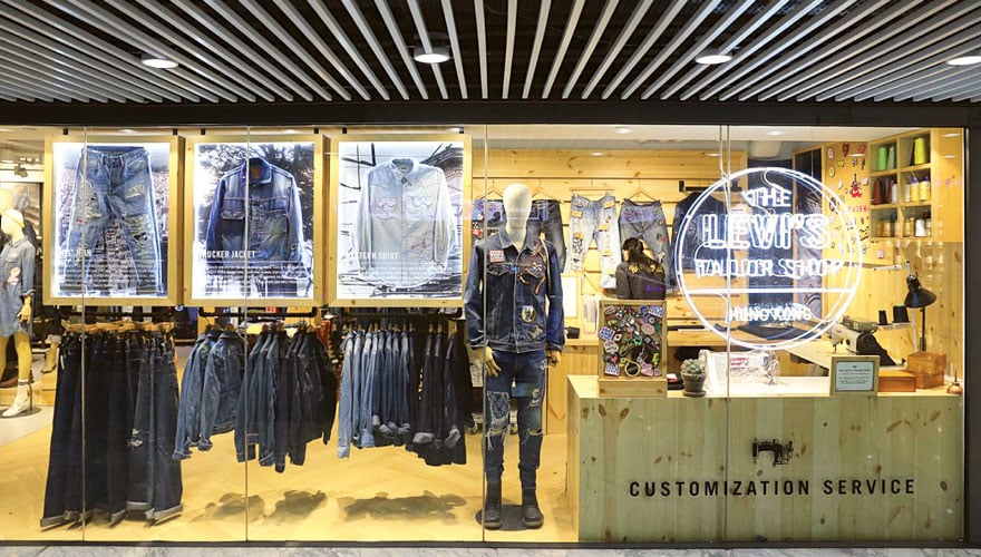 Levi's Tailor Shop Silvercord Tsim Sha Tsui Hong Kong