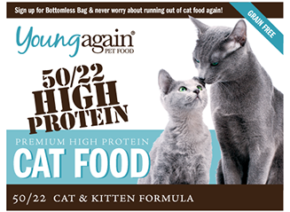 young again cat food