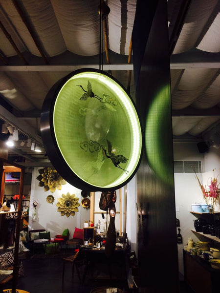 'Karva Lamp' by AnanTaya Decor inside their store