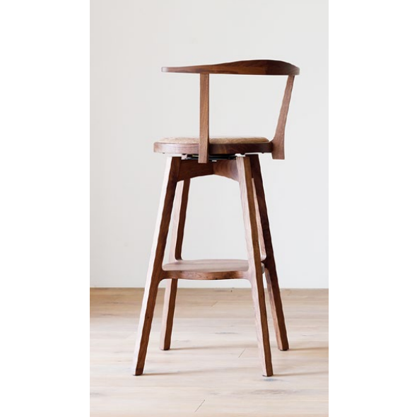 round chair wood