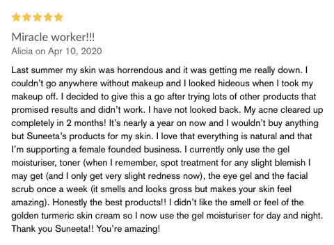adult acne skincare review 