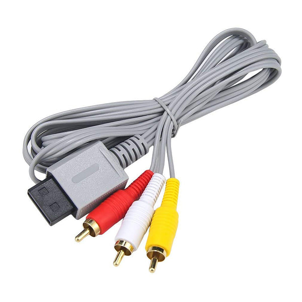 wii cables red yellow white