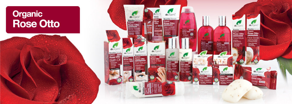 Dr Organic Rose Otto Hair, Body, Skin and Personal Care in Australia | Become a Healthier You - The Holistic Shop Wagga Wagga