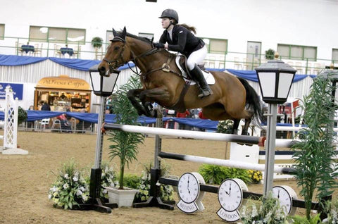 Grace Wallace sponsored show jumping rider for Eqclusive