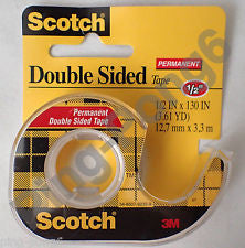 Scotch Permanent Double Sided TAPE 0.5" X 130" - Scrapbook Kyandyland
