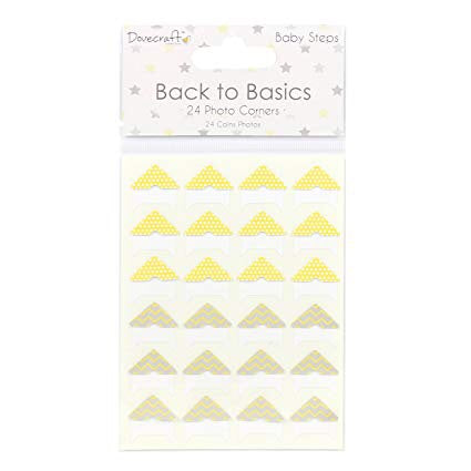 Dovecraft Back To Basics Baby Steps Photo Corners Scrapbooksrus