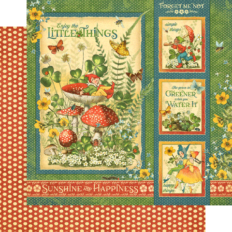 Graphic 45 Little Things Collection LITTLE THINGS 12X12 Paper