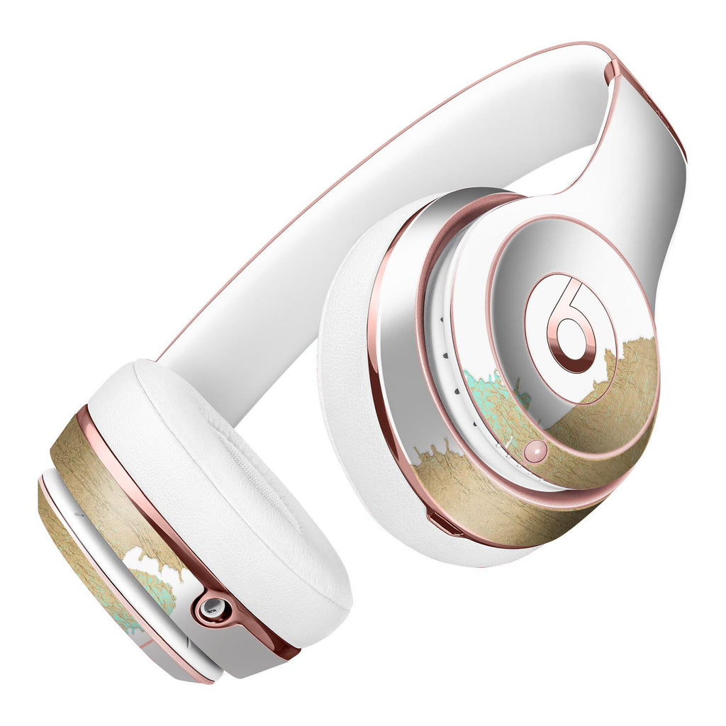 rose gold and white beats