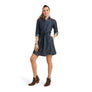 10037244 Ariat Ladies Weaver Dress Denim Blue