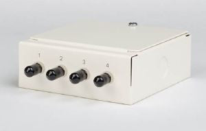 ST wall mount patch box 4 position unloaded