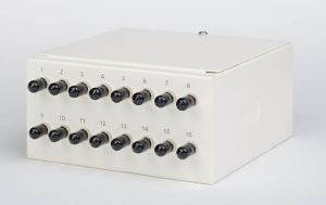 ST wall mount patch box 16 position unloaded