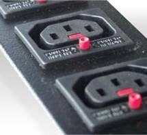 Vertical 16-way IEC C13 locking socket PDU-16A Plug