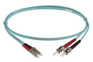 5m MTRJ-SC OM3 - 3mm duplex patchcord AQUA