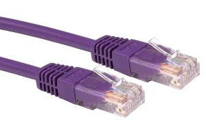 0.5 m Violet Cat5e patch lead